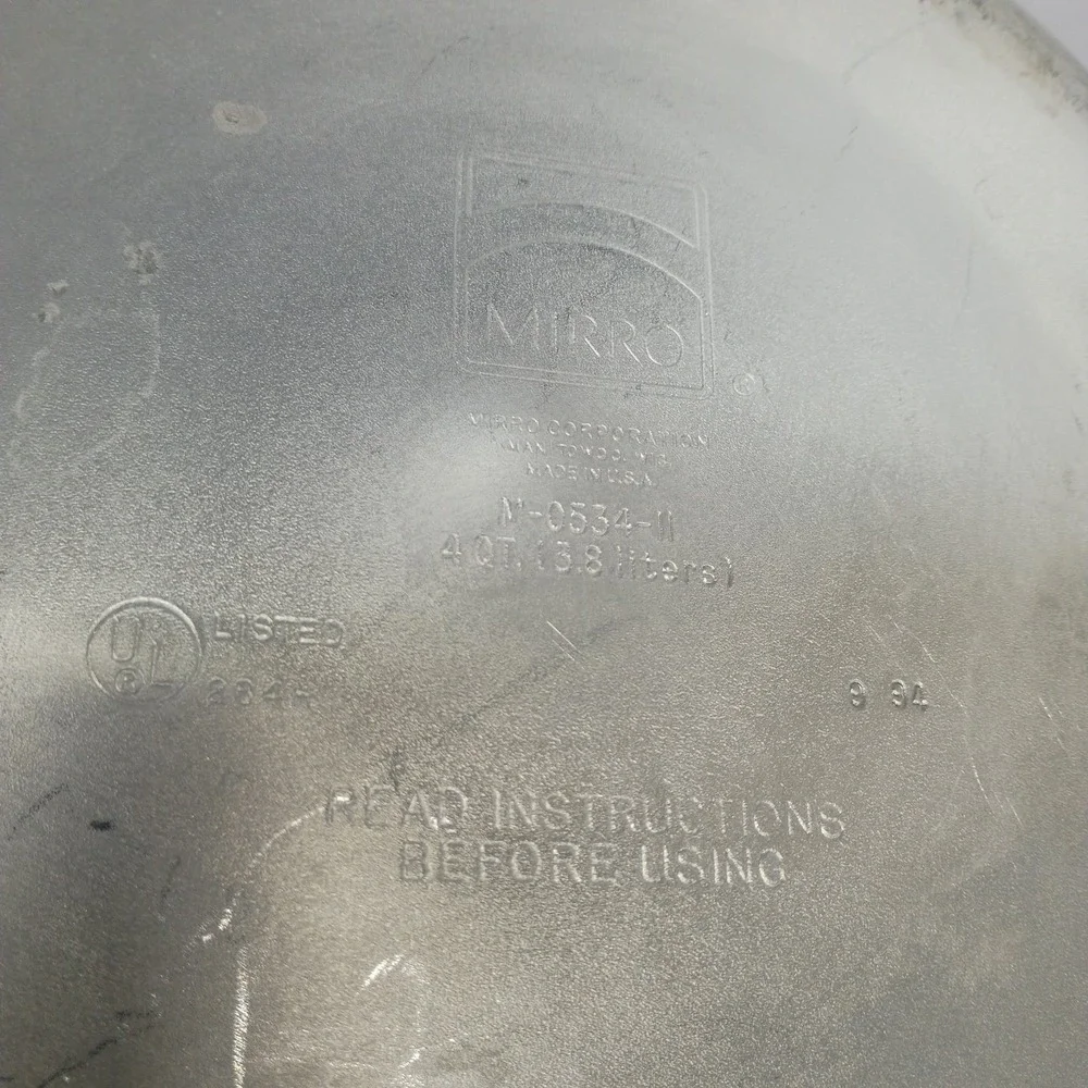 Mirro M-0534-11 4 Qt Aluminum Pressure Cooker Canner w/ Jiggler Made in USA